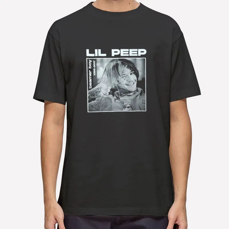 Lil Peep Black And White Tribute Shirt
