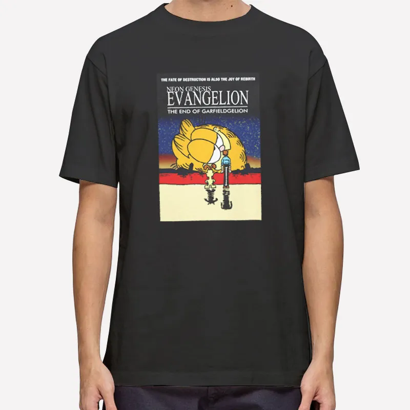 Neon Genesis Garfield Evangelion Shirt