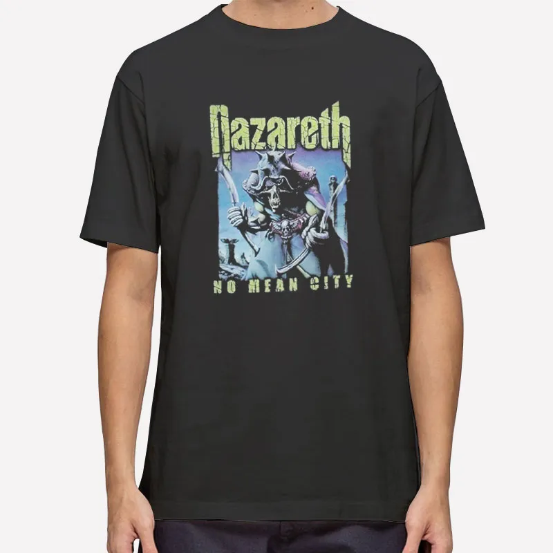 No Mean City Black Rock Nazareth T Shirt