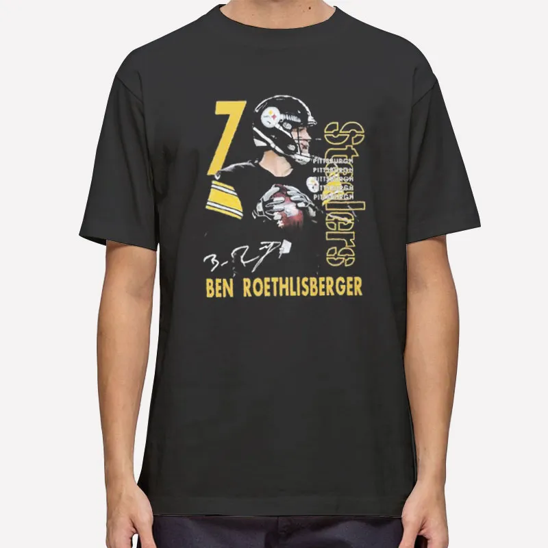 Pittsburgh Steelers Ben Roethlisberger Signature Shirt