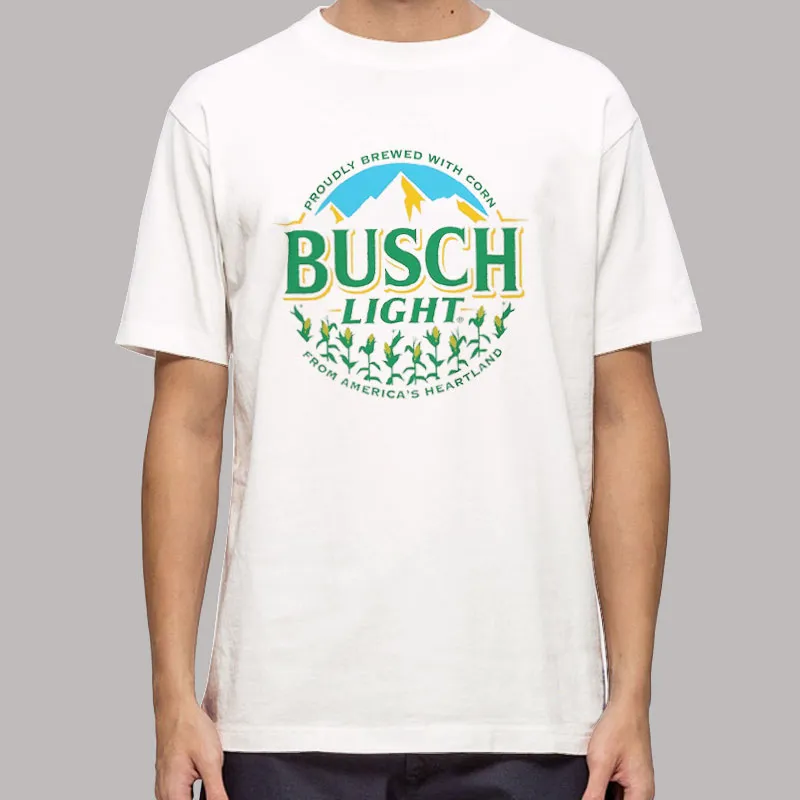 Proudly Brewed Busch Light Corn Shirt