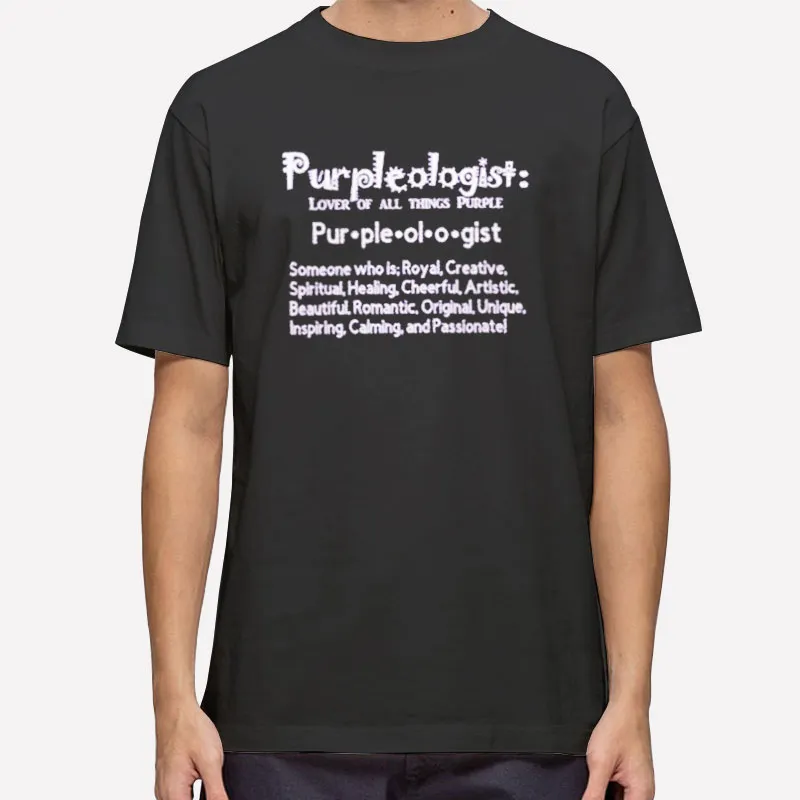 Purpleologist Lover Of All Things Purple Shirt