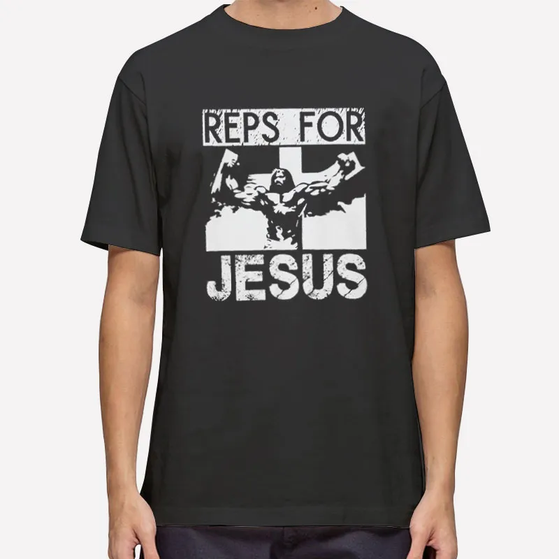 Reps For Jesus Bodybuilding Workout Shirt