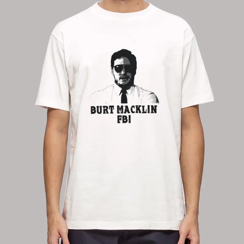 Retro Burt Macklin Parks And Rec Shirt