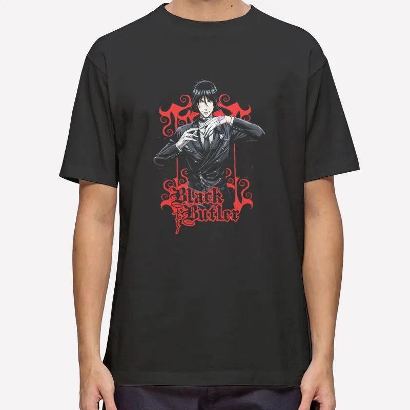 Sebastian Michaelis Anime Black Butler Shirt