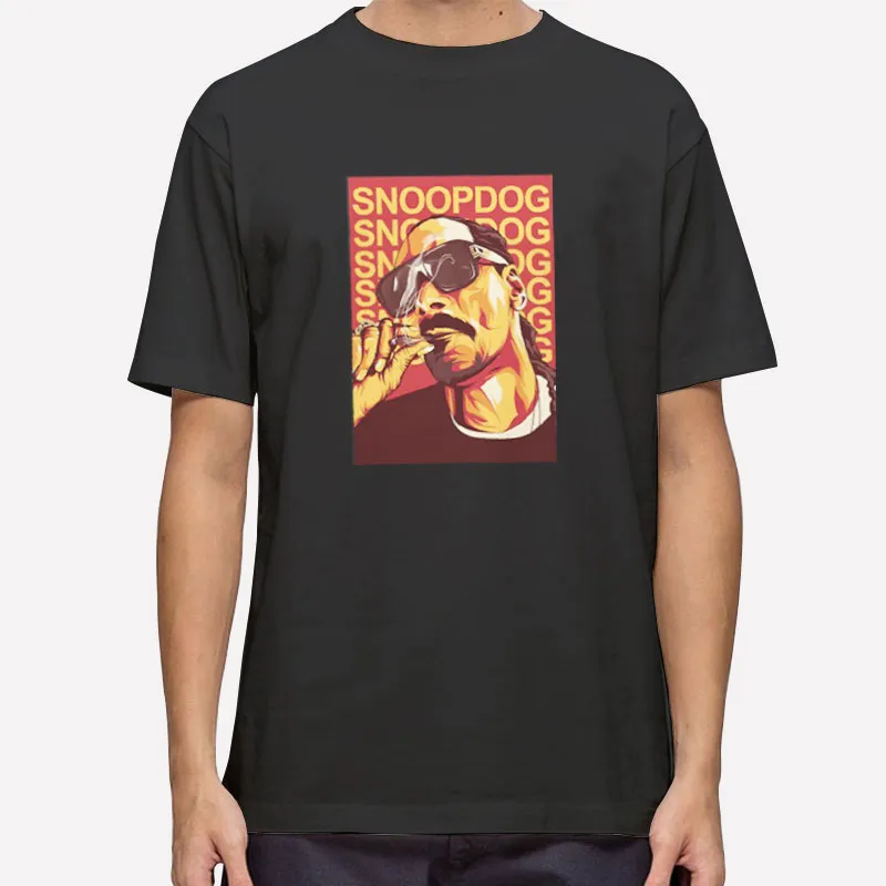 Smoking Hip Hop Rap Singer Snoop Dogg Tshirt