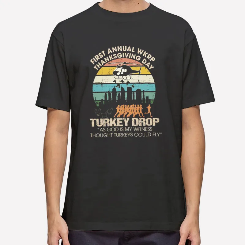 Thanksgiving Day Wkrp Turkey Drop Shirt