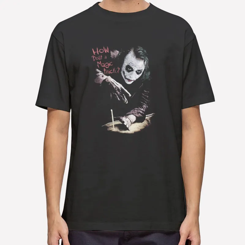 The Dark Knight Heath Ledger Joker Shirt