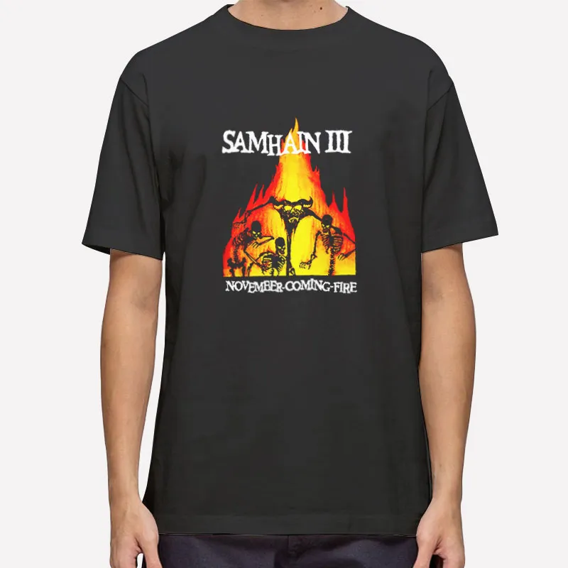 The Samhain November Coming Fire Shirt