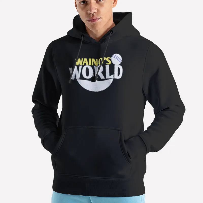 Unisex Hoodie Black Adam Wainwright Waino's World Wainos Shirt