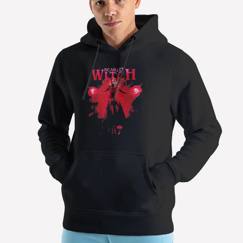 Unisex Hoodie Black Doctor Strange In The Multiverse Scarlet Witch T Shirt