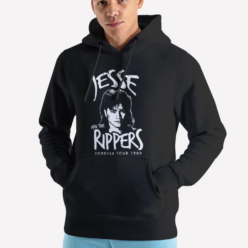 Unisex Hoodie Black Forever Tour 1989 Jesse And The Rippers Shirt