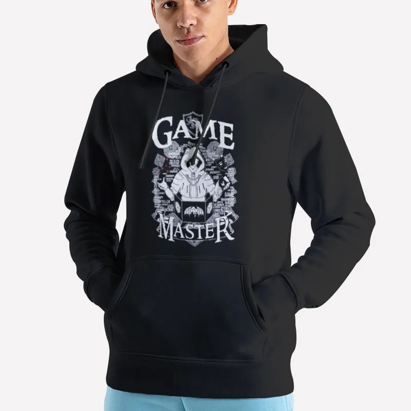 Unisex Hoodie Black Game Master Network Merch Game Shirt