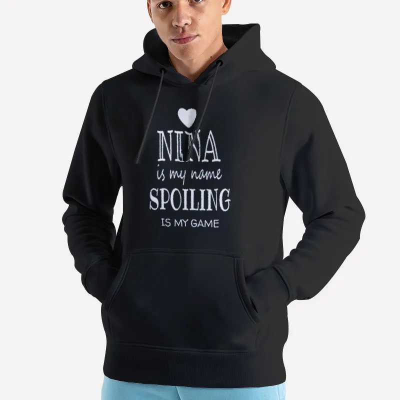 Unisex Hoodie Black Godmother In Spanish Nina Spoiling Is My Game Shirt