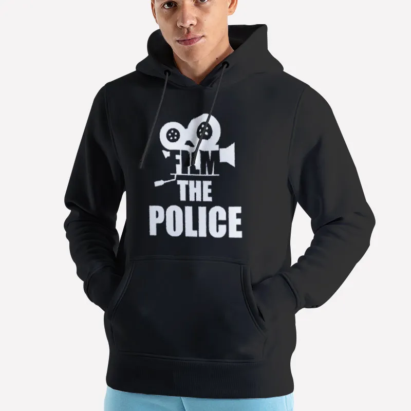 Unisex Hoodie Black Law Enforcement Film The Police Shirt