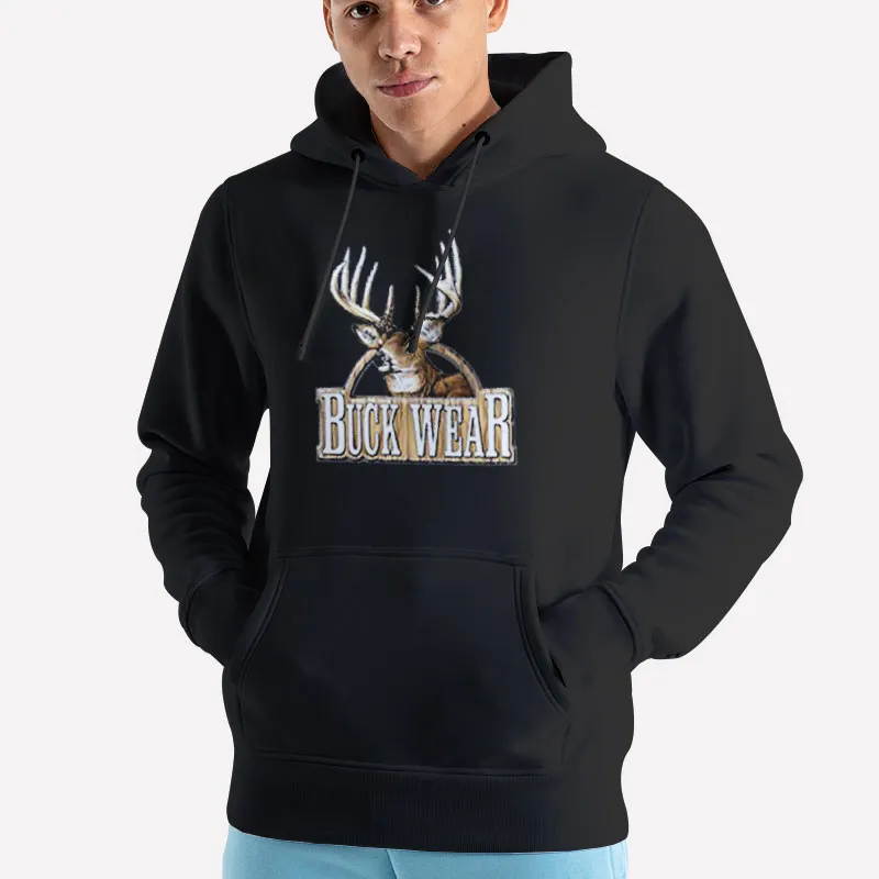 Unisex Hoodie Black Smoke Deer Buck Wear T Shirts