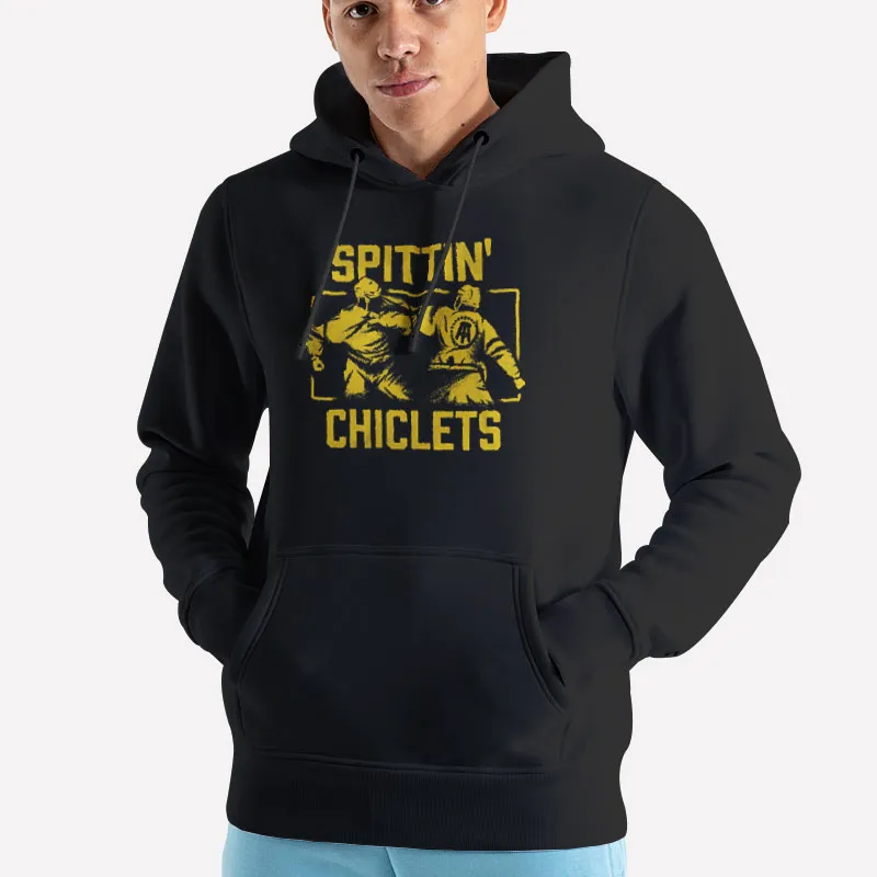 Unisex Hoodie Black Spittin Chiclets Merch Chicklets Fighter Shirt