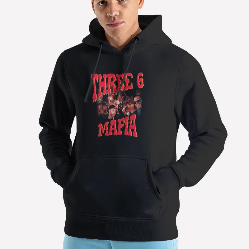 Unisex Hoodie Black Yo Rep Merch Three Six Mafia Shirt