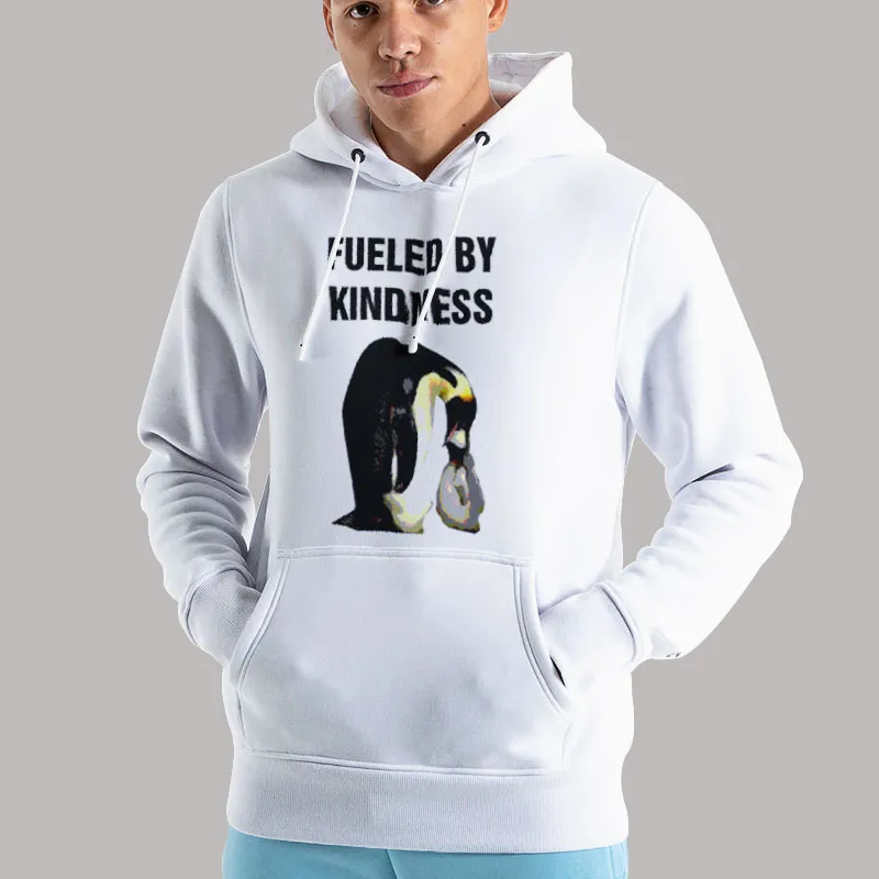 Unisex Hoodie White Be Nice Fueled By Kindness Shirt