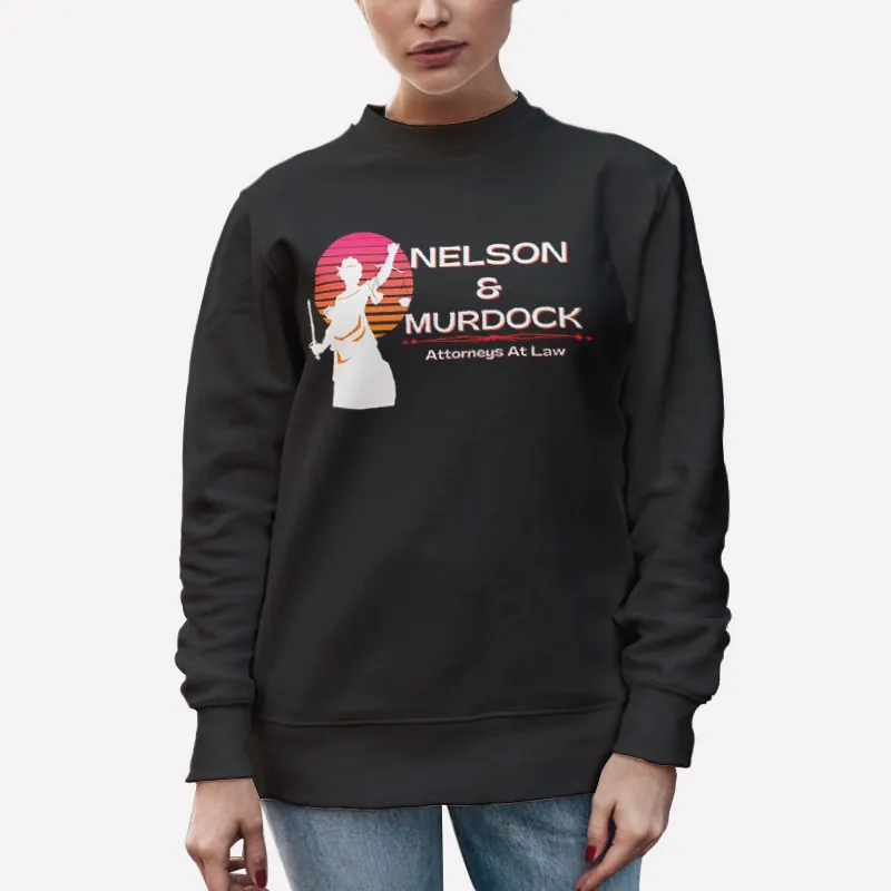 Unisex Sweatshirt Black Attorneys At Law Nelson And Murdock Shirt