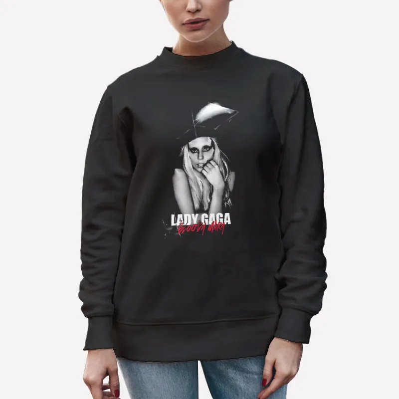 Unisex Sweatshirt Black Bloody Mary Lady Gaga Shirt