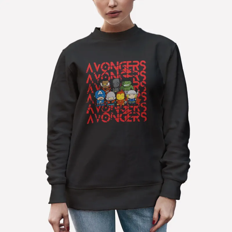Unisex Sweatshirt Black Funny Avongers Avongers T Shirt