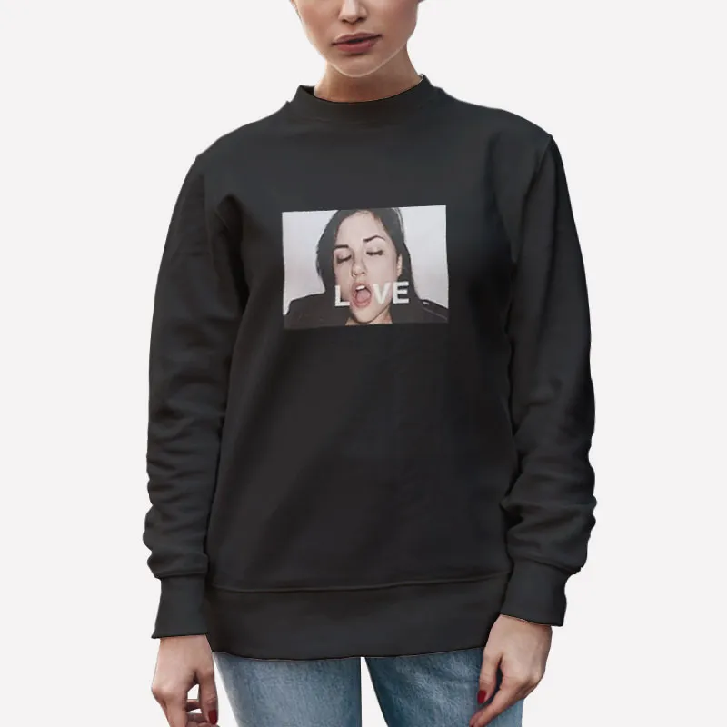 Unisex Sweatshirt Black Love Sasha Grey T Shirt