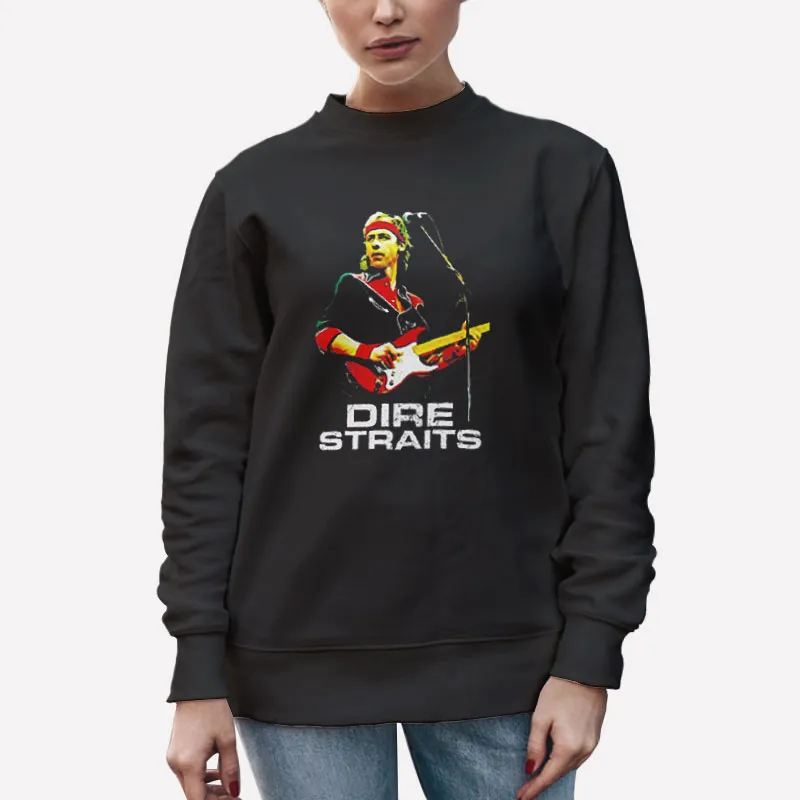 Unisex Sweatshirt Black Mark Knopfler Dire Straits T Shirt