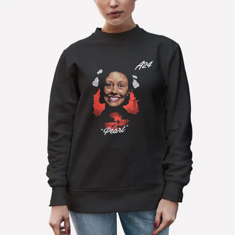 Unisex Sweatshirt Black Mia Horror A24 Pearl Movie T Shirt