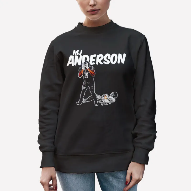 Unisex Sweatshirt Black Mj Anderson Nil Signature Sjort Shirt