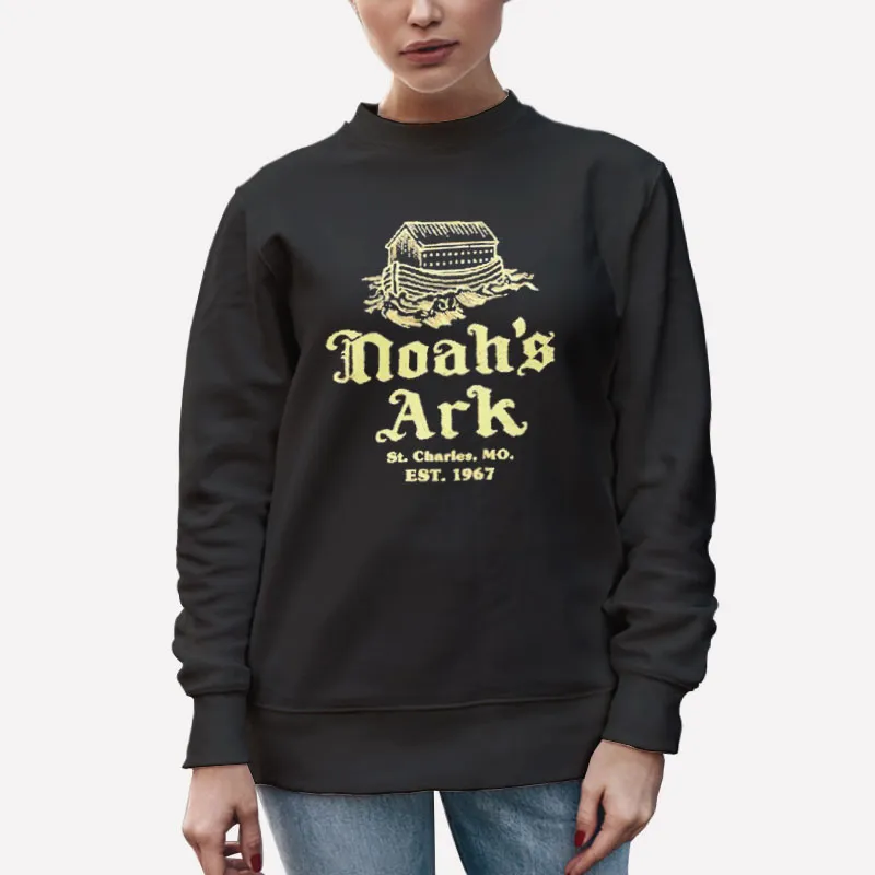 Unisex Sweatshirt Black Noah's Ark St Charles Mo Est 1967 Shirt