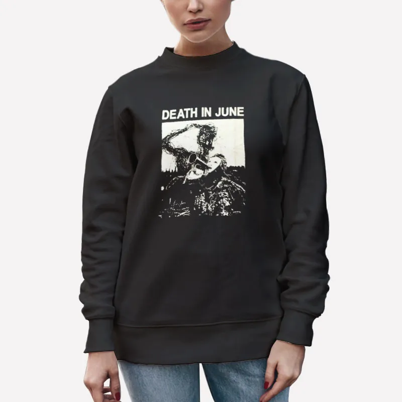 Unisex Sweatshirt Black Retro Death In June Shirt