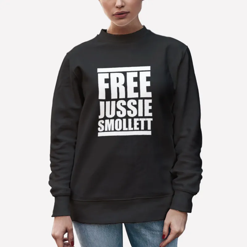 Unisex Sweatshirt Black Retro Mugshot Free Jussie T Shirt
