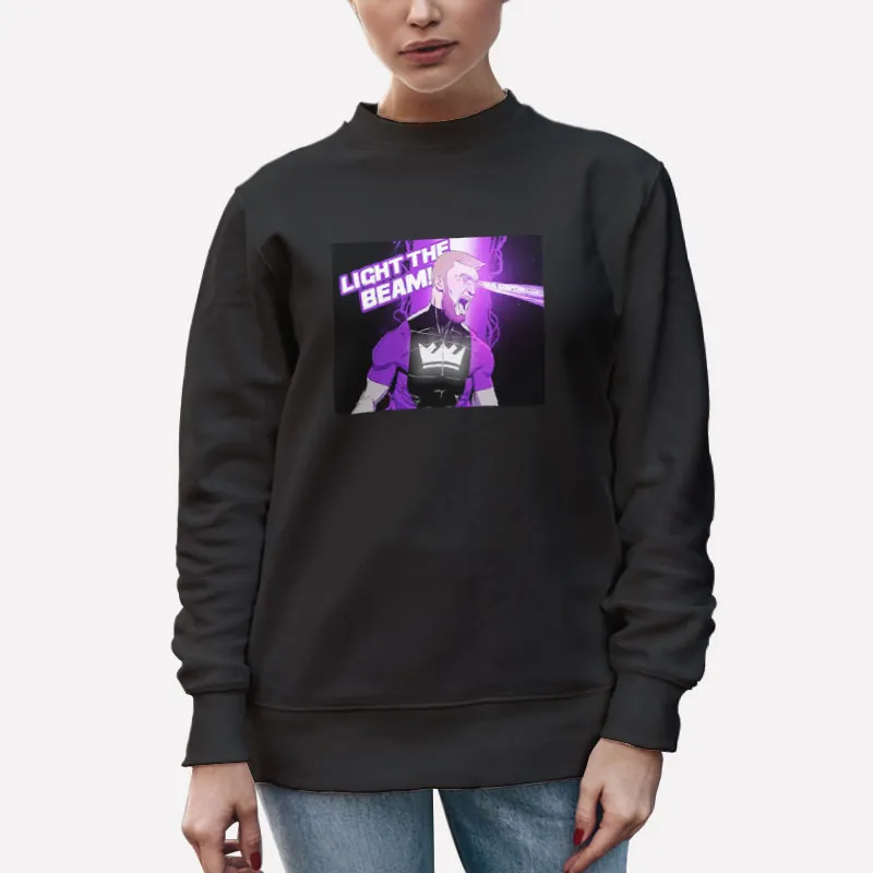 Unisex Sweatshirt Black Sacramento Kings Light The Beam Shirt