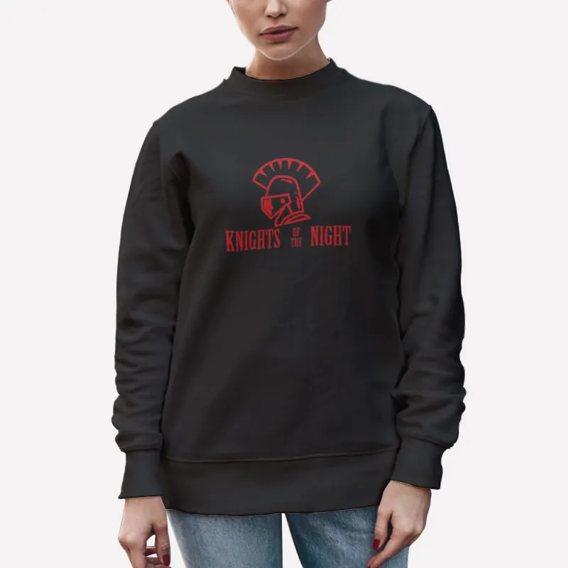 Unisex Sweatshirt Black Schrute Farms Knights Of The Night Shirt