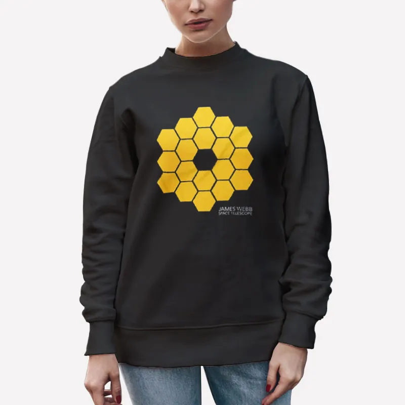 Unisex Sweatshirt Black Space Telescope James Webb T Shirt