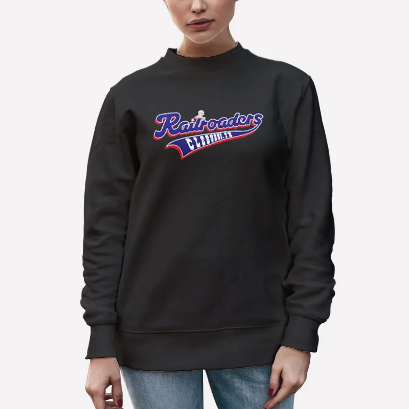 Unisex Sweatshirt Black The Cleburne Railroaders Baseball Shirt