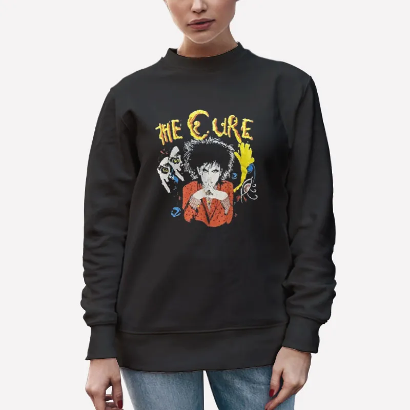 Unisex Sweatshirt Black The Cure T Shirt Vintage Prayer Tour