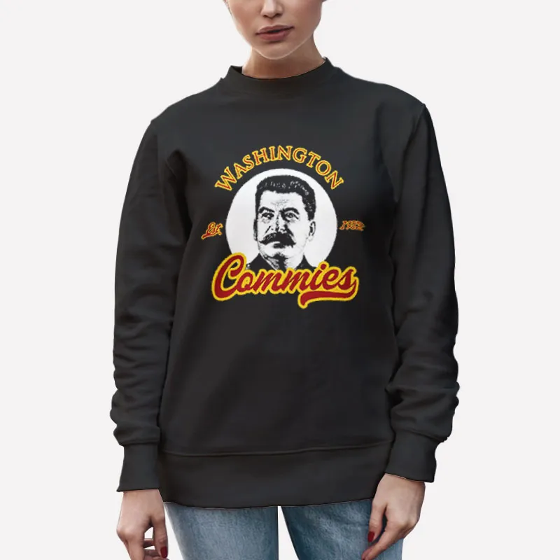Unisex Sweatshirt Black The Washington Commies Est 1932 Shirt