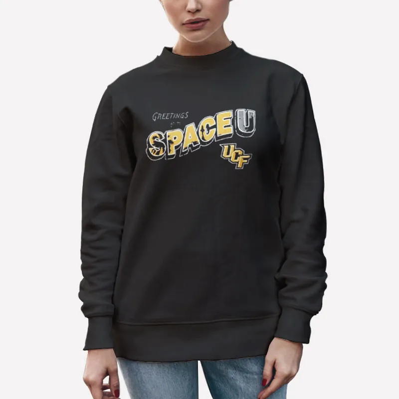 Unisex Sweatshirt Black Ufc Knights Greetings From Spaceu Shirt