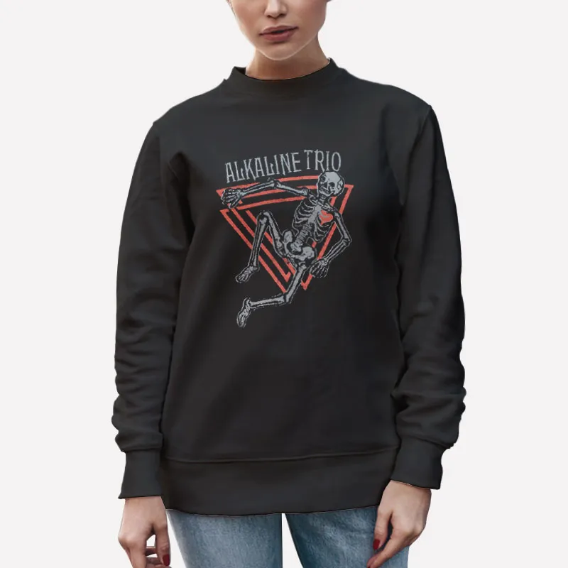 Unisex Sweatshirt Black Vintage Alkaline Trio Merch Shirt