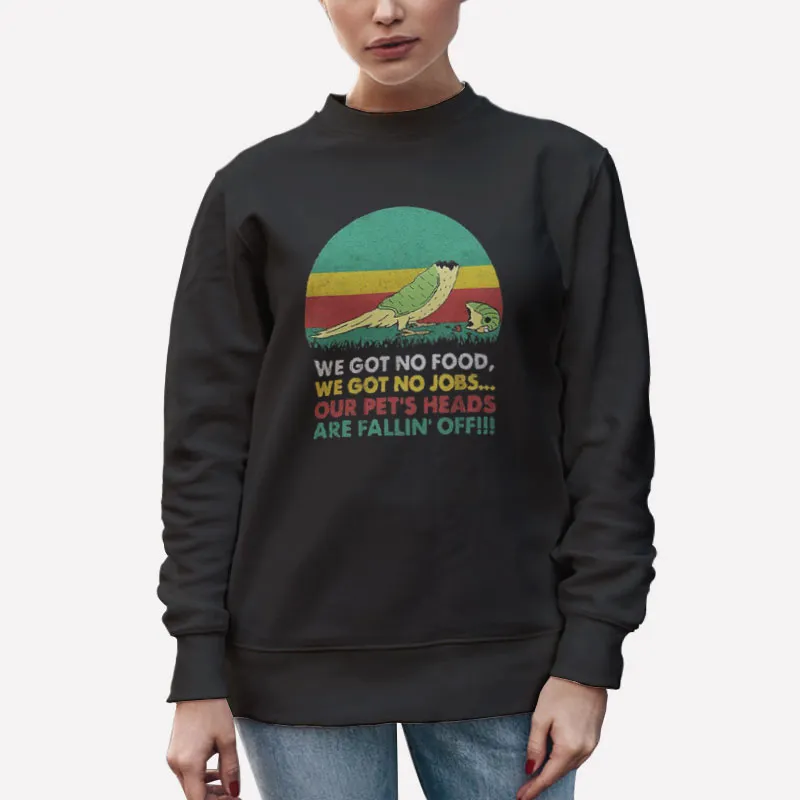 Unisex Sweatshirt Black Vintage Pretty Bird Dumb And Dumber Shirt