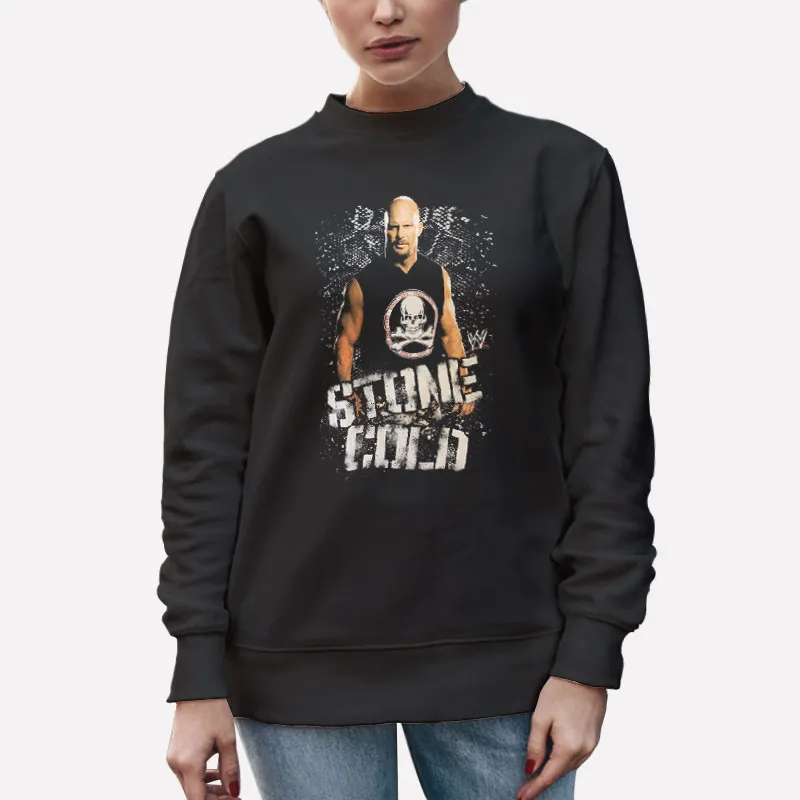 Unisex Sweatshirt Black Vintage Wwf Steve Austin Stone Cold T Shirts