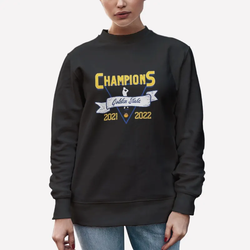 Unisex Sweatshirt Black Warriors Championship Shirt 2022 Golden State