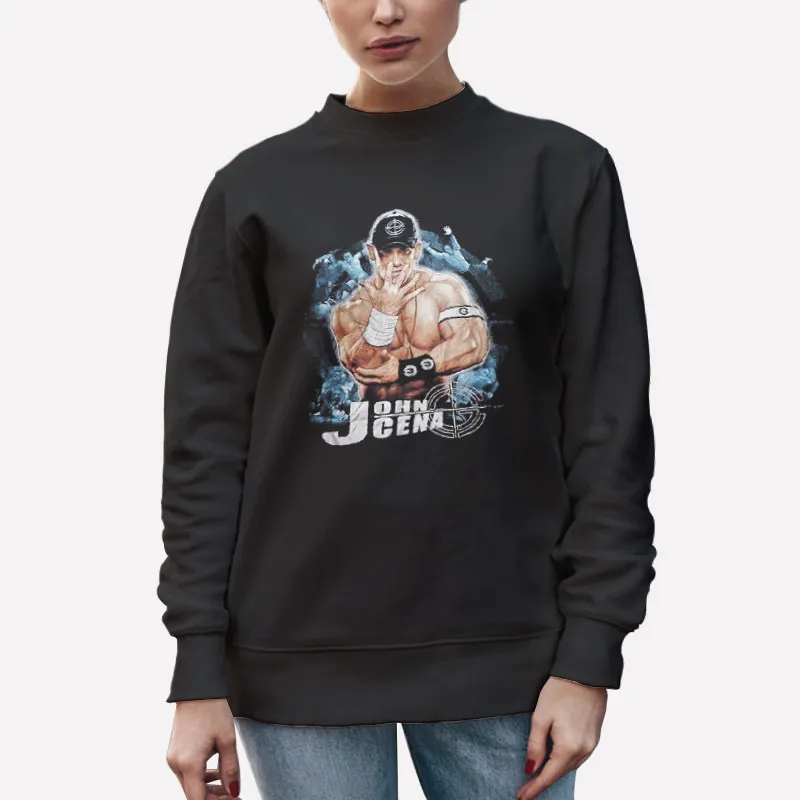 Unisex Sweatshirt Black Wrestling Chain Gang Soldier John Cena T Shirt