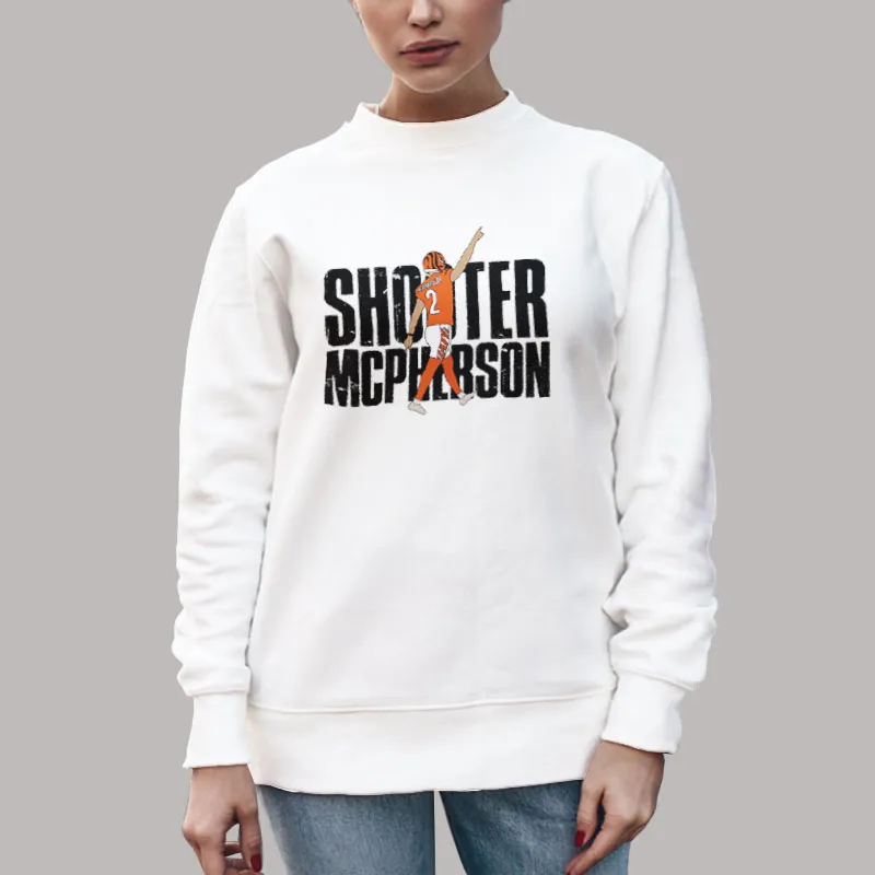 Unisex Sweatshirt White Barstool Sports Shooter Mcpherson Shirt