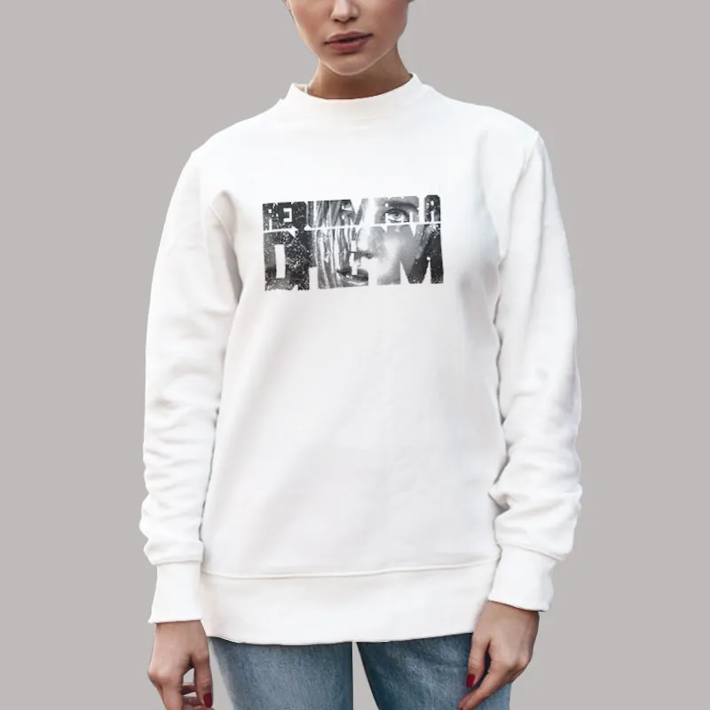 Unisex Sweatshirt White Is Requiem For A Dream Scary 2000s Movie Tee Shirt
