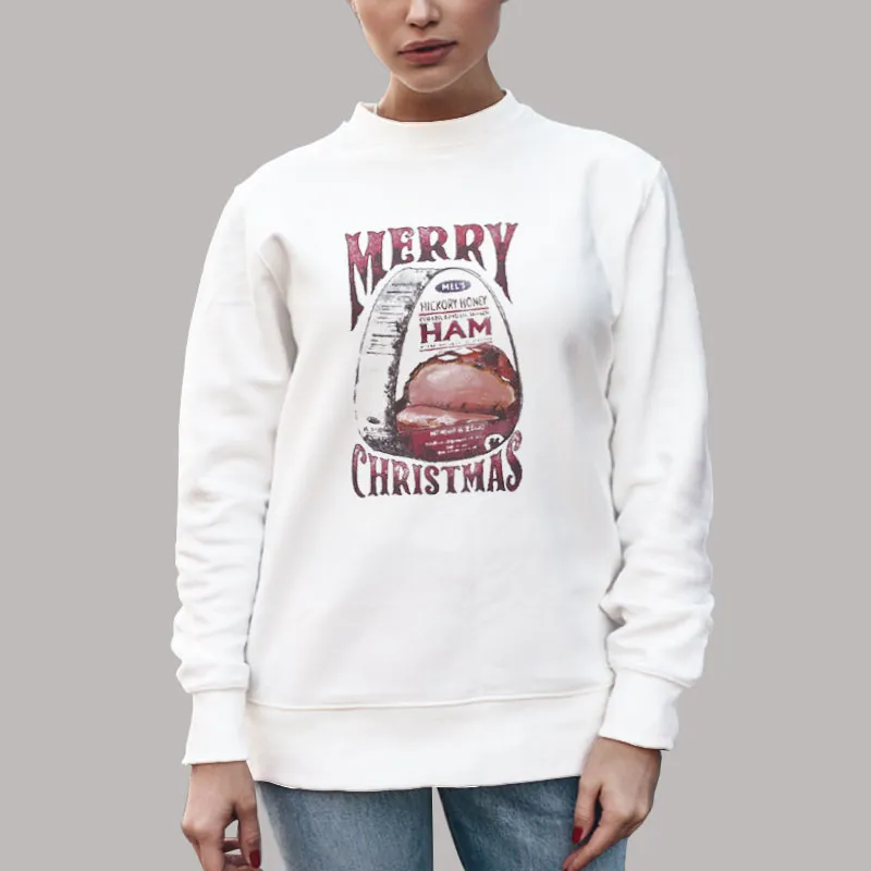 Unisex Sweatshirt White Mels Hickory Honey Ham Free Frosty Shirt
