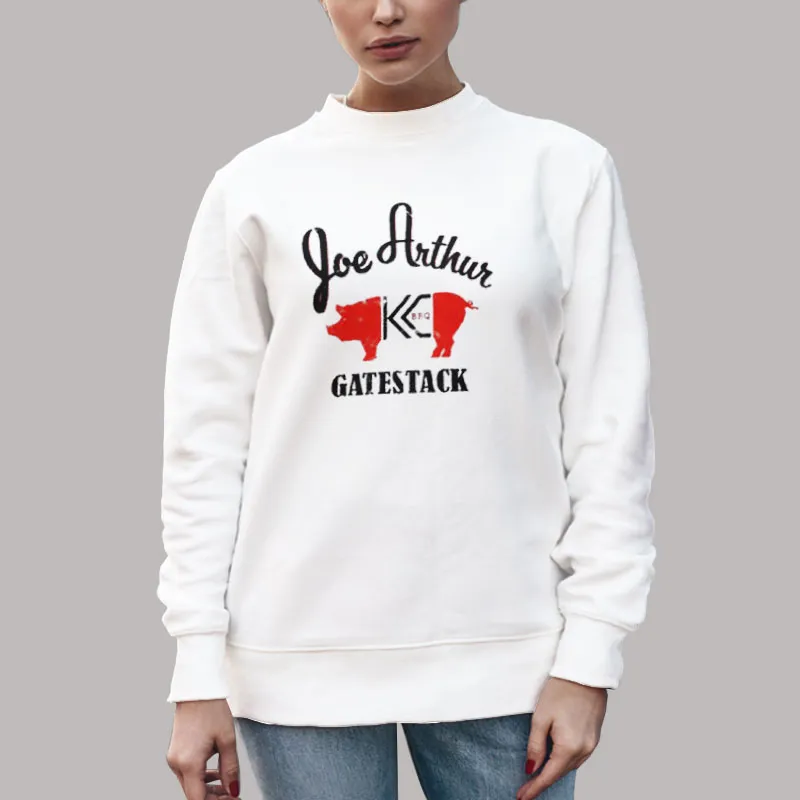 Unisex Sweatshirt White Ted Lasso Gatestack Joe Arthur Bbq Shirt