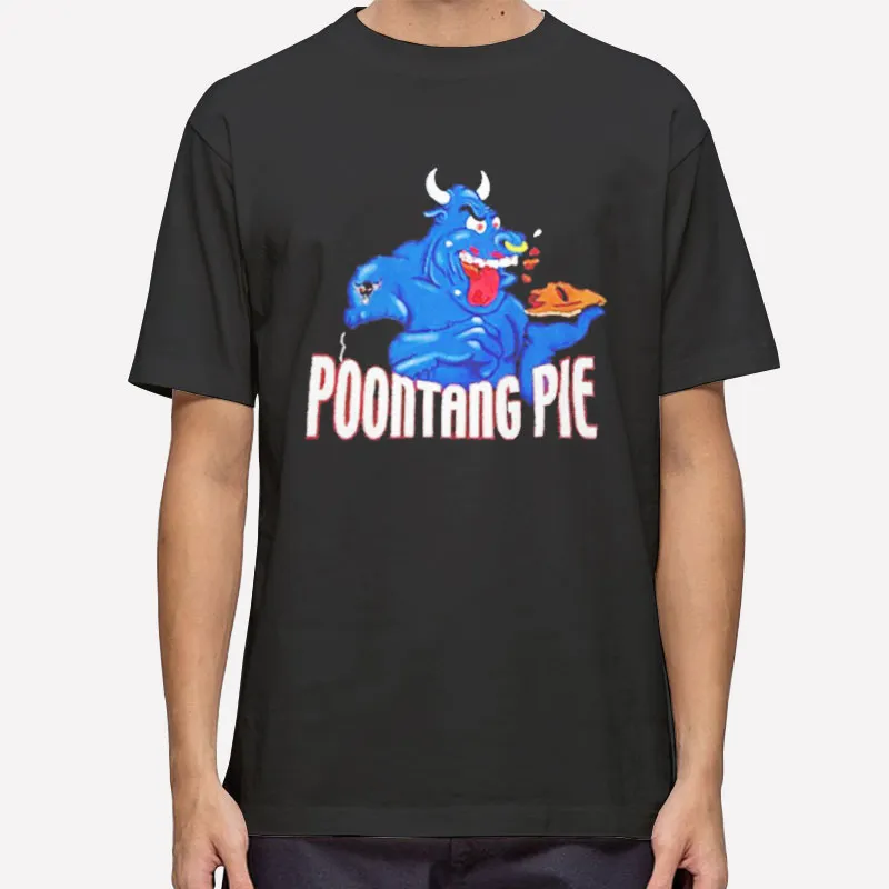 Vintage 90s Wwe The Rock Poontang Pie Shirt